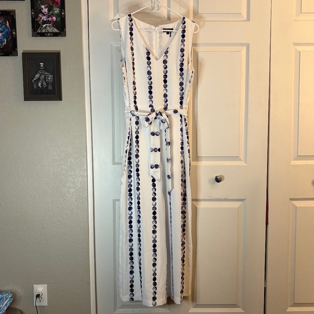 White DKNY Jumpsuit size 12